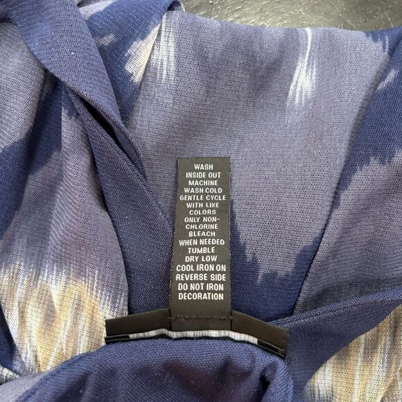 Inc purple navy embellished racerback tank women’s size L - Picture 6 of 6